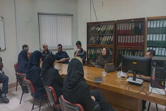 برگزاری جلسه مشاوره گروهی بهداشت روان در شهر صنعتی رشت 